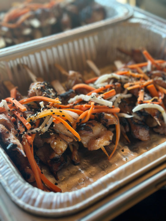 Lemongrass chicken satay