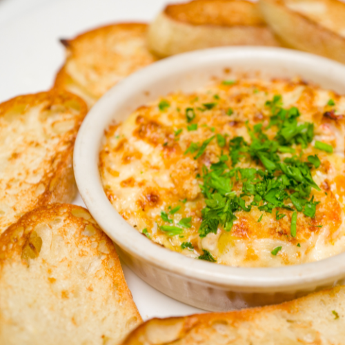 Crab and poblano dip