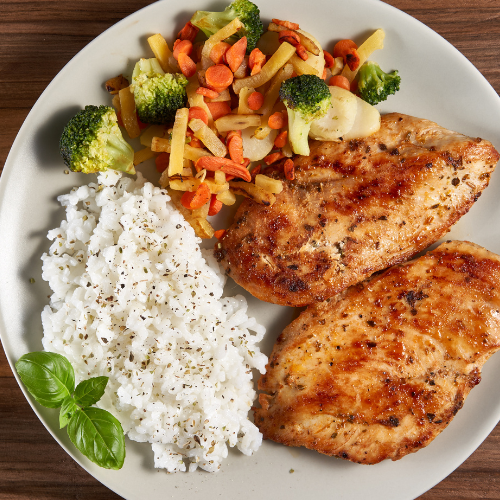 Lemongrass chicken bowl