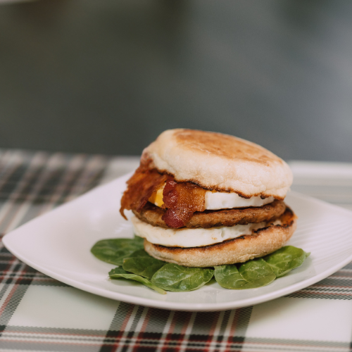Breakfast sandwich box